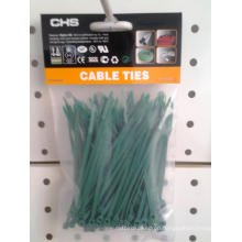 Self-Locking Nylon Cable Ties Green Color